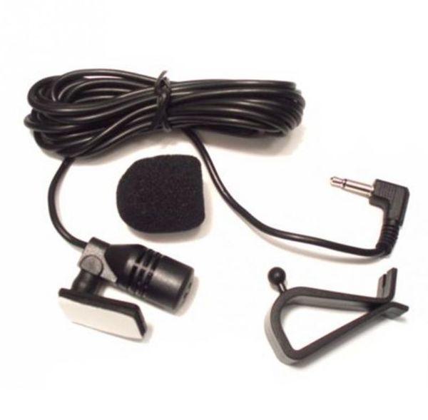 3.5mm Black 50Hz-20KHz External Mic GPS Audio Stereo Microphone Car Portable Bluetooth Car-mounted microphone