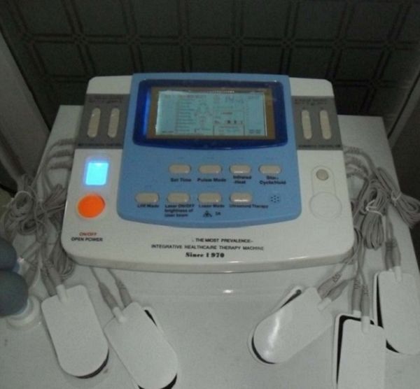 Integrated Ultrasound TENS Physical Therapy Equipment With Heating Fitness Body Slimming Massager EA-VF29 FAST free shipping