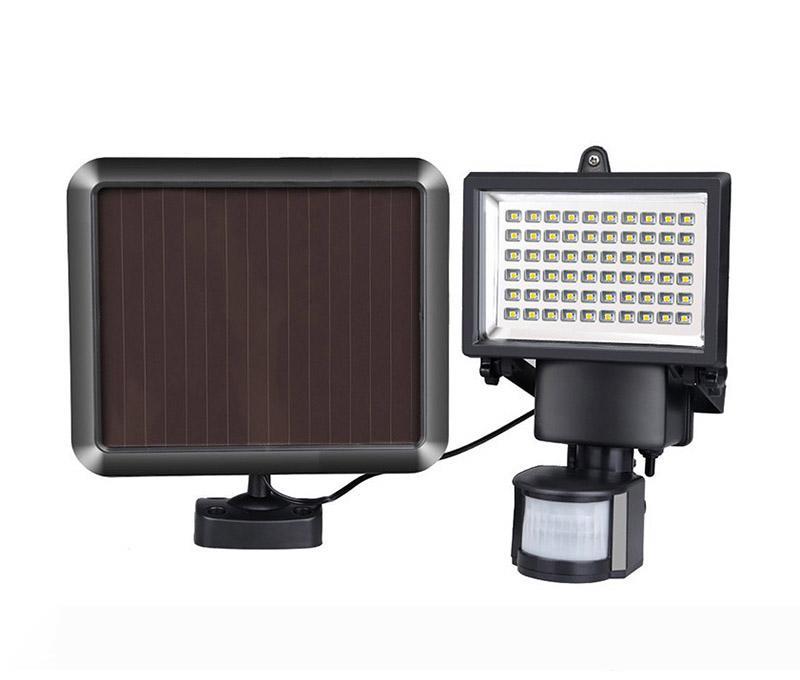 Solar Led Floodlights outdoor led Garden Lights 60 100 LEDs PIR Body Motion Sensor Solar Flood lights Spotlights Solar Lamp bulbs