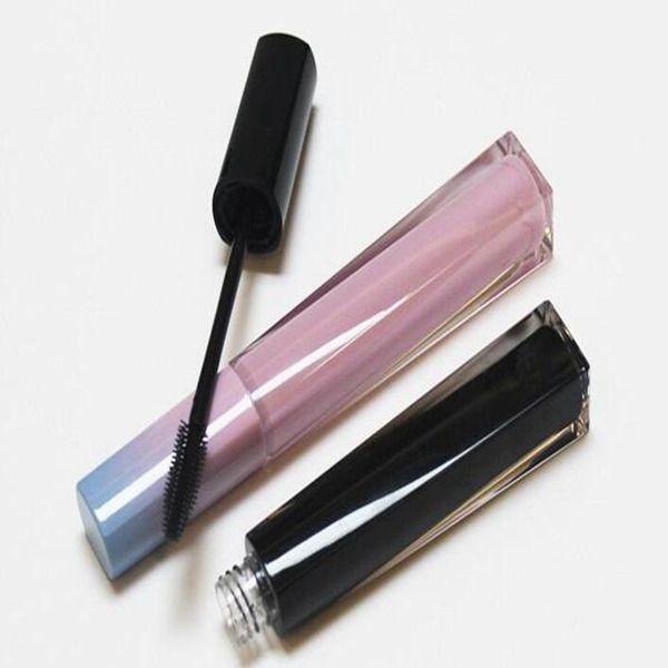 8ml Acrylic Empty Mascara Tube Gradient Pink Black Top Grade DIY Eye Rimel Mascara Makeup Tool Cosmetic Containers