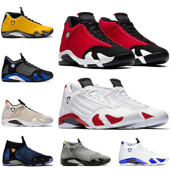 Top Basketball Shoes Jumpman 14 14s Gym Red Candy Cane Hyper Royal Desert Sand Black White Yellow Mens Trainers Sports Sneakers Size 40-47