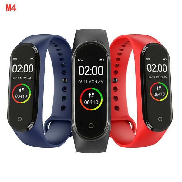 M4 Smart Wristbands 4 Fitness Tracker Watch Sport bracelet Heart Rate Blood Pressure Smartband Monitor Health Wristband