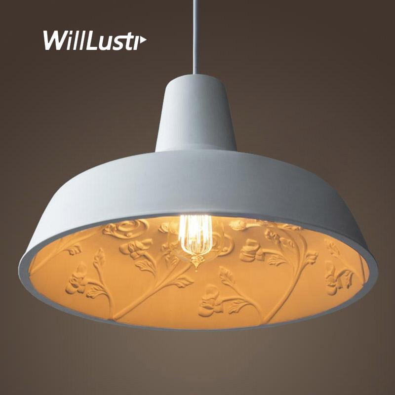 Modern Plaster SkyGarden Pendant Lamp Hotel Bar Restaurant Library Office Lounge Dining Bedroom Creative Gypsum Hanging Lighting