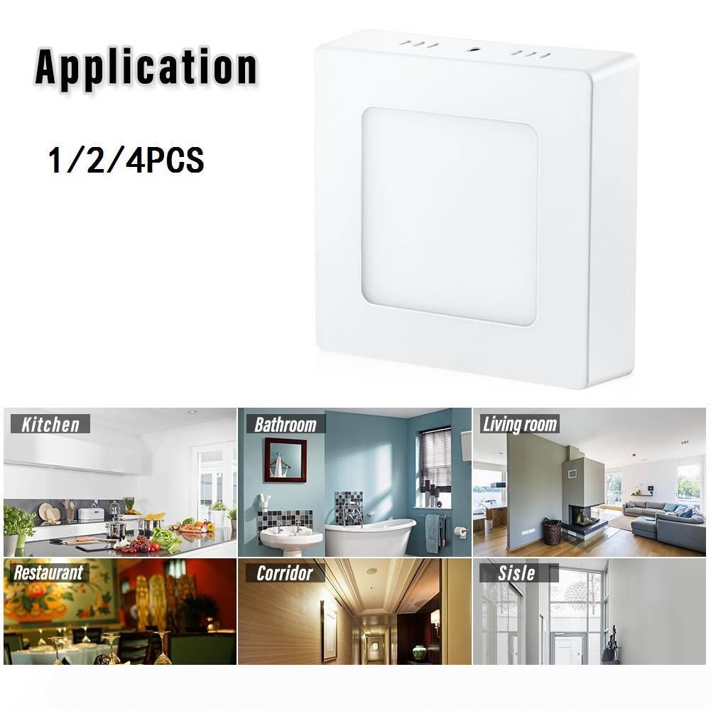Indoors Downlights Ceiling Lightings 6W Square LED Ceiling Light DownOffice Panel Flush Mount Fixture Warm White