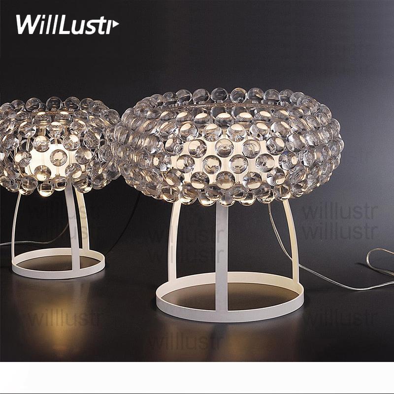 Italy design Caboche Table Lamp piccola and Caboche large PATRICIA URQUIOLA + ELIANA GEROTTO acrylic bead desk light bedside sofa side lamp