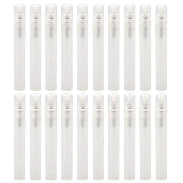 5ml Transparent Plastic Perfume Bottle Atomizer Empty 5ML Mini Refillable Spiral Spray Pump Container Perfume Spray