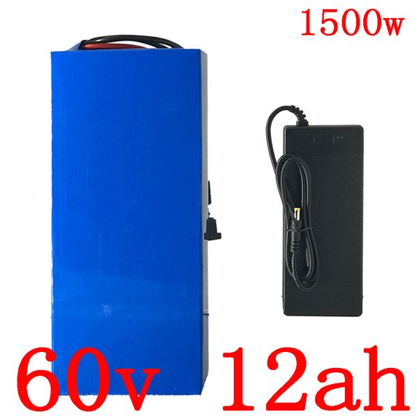 60V lithium battery 12AH electric bicycle ion 1000W1500W 1800W scooter