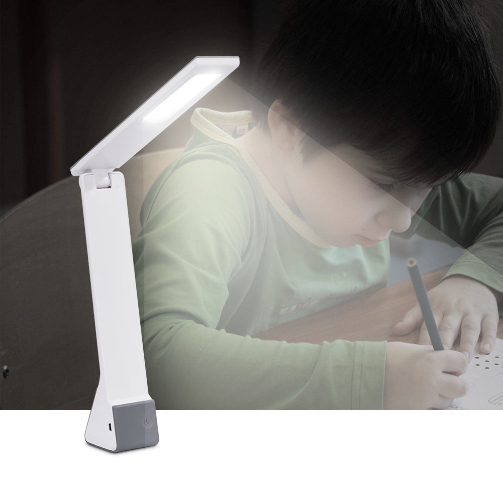 Modern LED Desk Light Dimmable Touch Book Lamp USB Charging Reading Light Student Bedroom Desk Lamp Bedsides Portable Folding Lamp