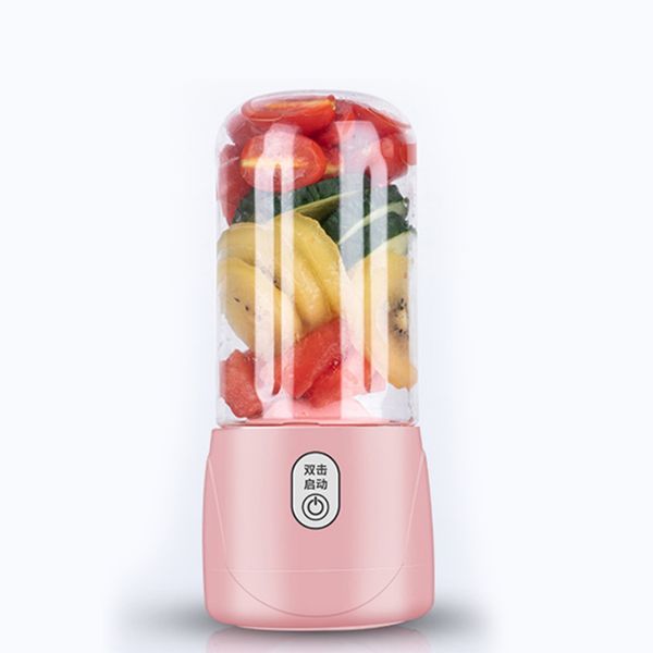 Mini USB Rechargeable Portable Juicer Fruit Vegetable Mixer Ice Smoothie Maker Electric Blender Machine Juicing Cup With Cover