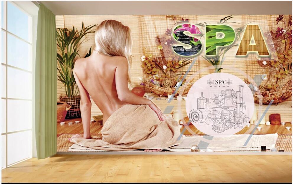 3d photo wallpaper custom mural Essential oil spa health care beauty club tooling background home decor Wallpaper rolls in the room