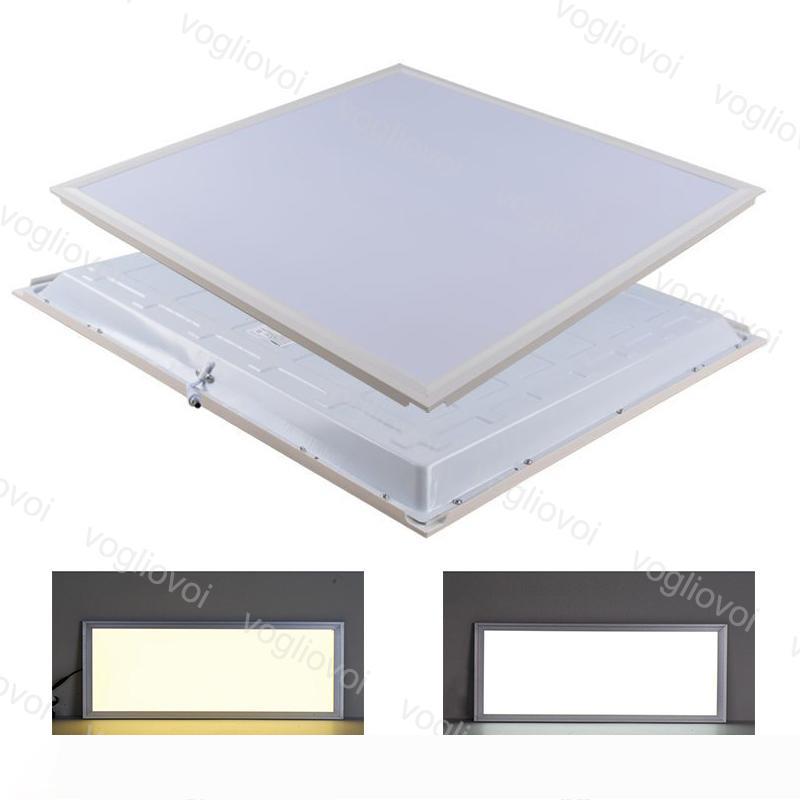 LED Panel Light 20W 32W 35W 48W 300X300 300X600 600X600mm SMD2835 220V Surface Emitting Aluminium Recessed For Office Hospital DHL