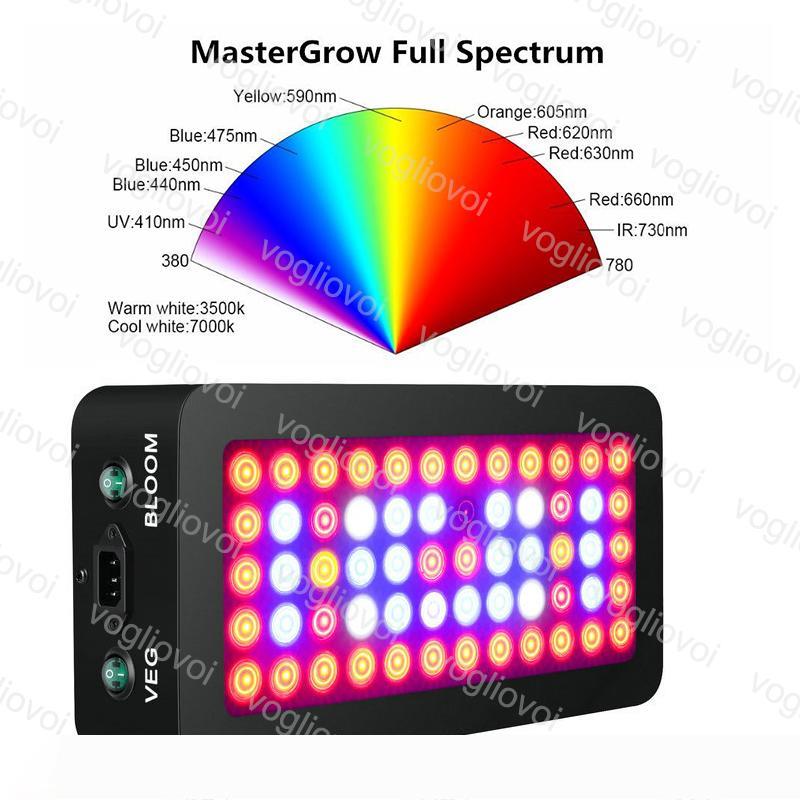 LED Grow Lights Double Switch 600W 1200W 1800W Full Spectrum with Veg And Bloom Model For Indoor Greenhouse Grow tent DHL