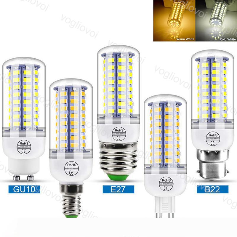 Led Bulbs 5730 SMD Corn Spotlight 3W 5W 7W 9W 12W 15W E27 GU10 110V 220V Warm White For Indoor Chandelier Candle EUB