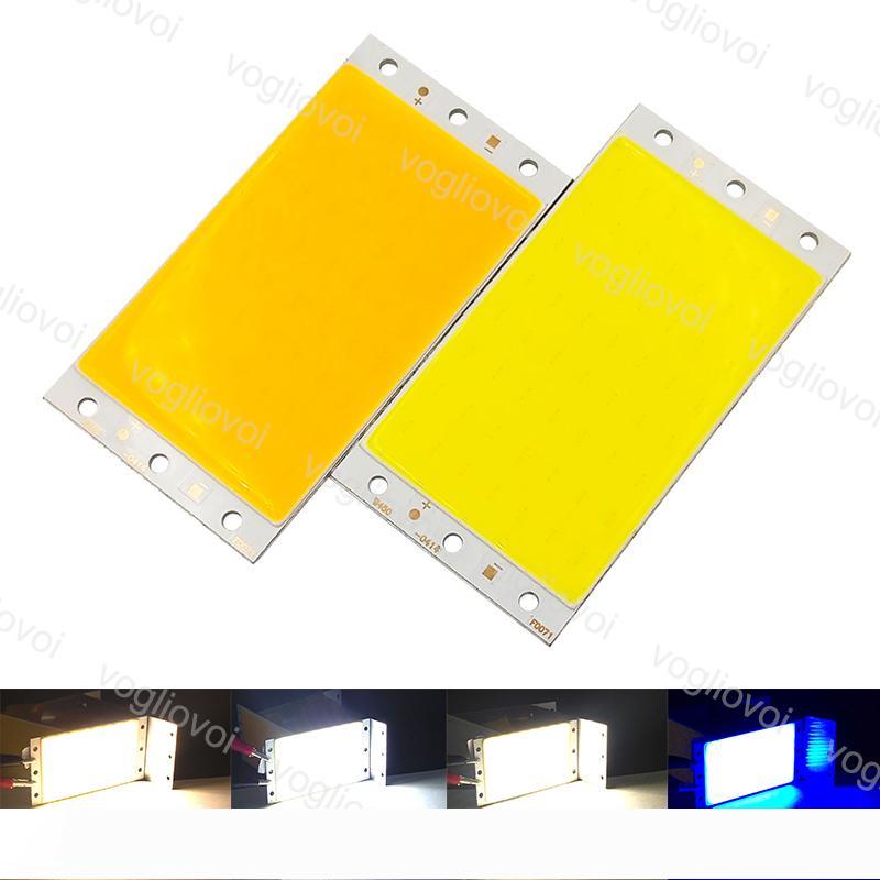 Light Beads 94*50mm 12V 15W LED COB Light Board Blue Warm White LED Lamp for DIY Car Bulbs Indoor Outdoor Decor Lighting EUB