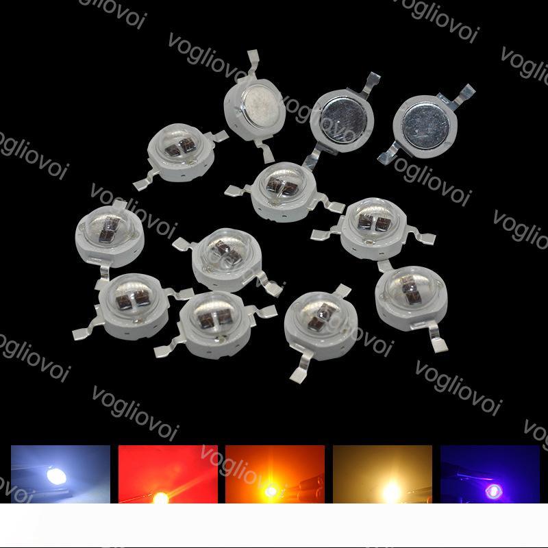 Light Beads 5W High Power LED 2Chip Diode Red UV Yellow Ultra Violet For Lighting Accessories Bulb Spotlight Downlight Ceiling Lamp EUB