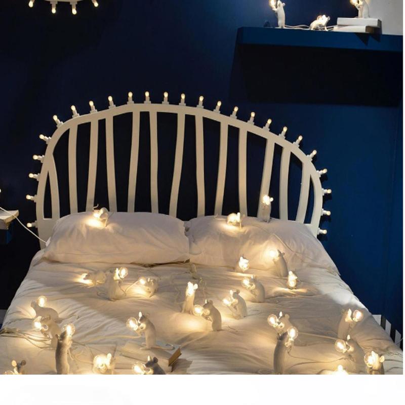 Modern SELETTI Mouse Table Lamp LED Resin Mouse Lamps Desk Nordic Kids&#039; Room Decor Home Lights Lamp Table Led EU AU US UK Plug
