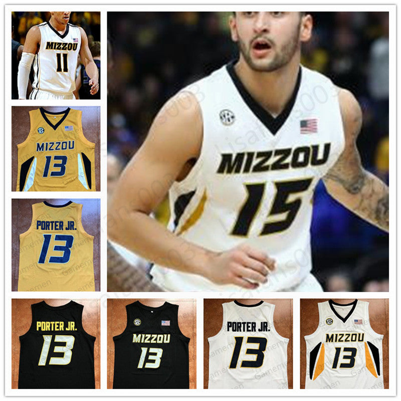 Custom 13 Michael Porter Jr any Number and name Missouri Tigers Mizzou College Retro Basketball men youth women Stitched Jerseys