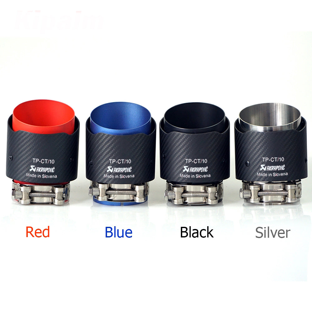 Avanza Fortuna Xenia Mazda CX-3 CX-30 CX-5 CX-9 Akrapovic muffler Exhaust Pipe Straight Carbon Fiber Tip End