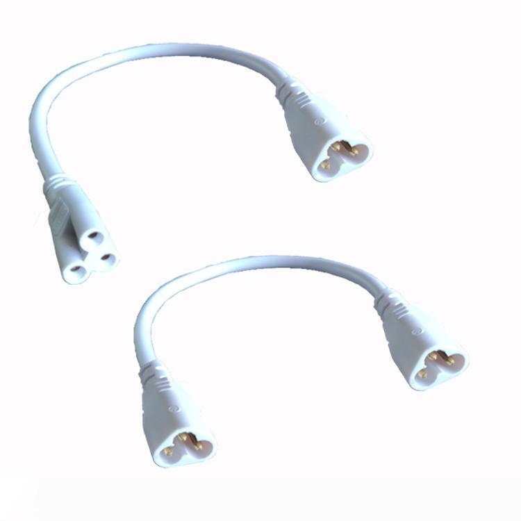 T5 T8 LED Lamp connecting wire 20cm Male-Male Male-Female LED integrated tube cable linkable cords for LED Tube Lamp Holder Socket Fittings