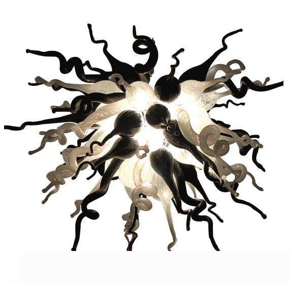 Turkish Style Art Decor Modern Lamp AC Blown Glass Crystal Hanging Chandelier with LED light Bulbs