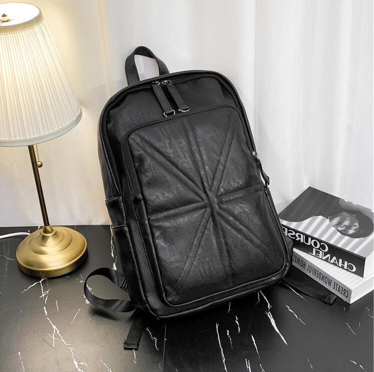 Factory wholesale men bag Europe college mens bags style casual brand backpack lightweight comfort student Leather Backpacks