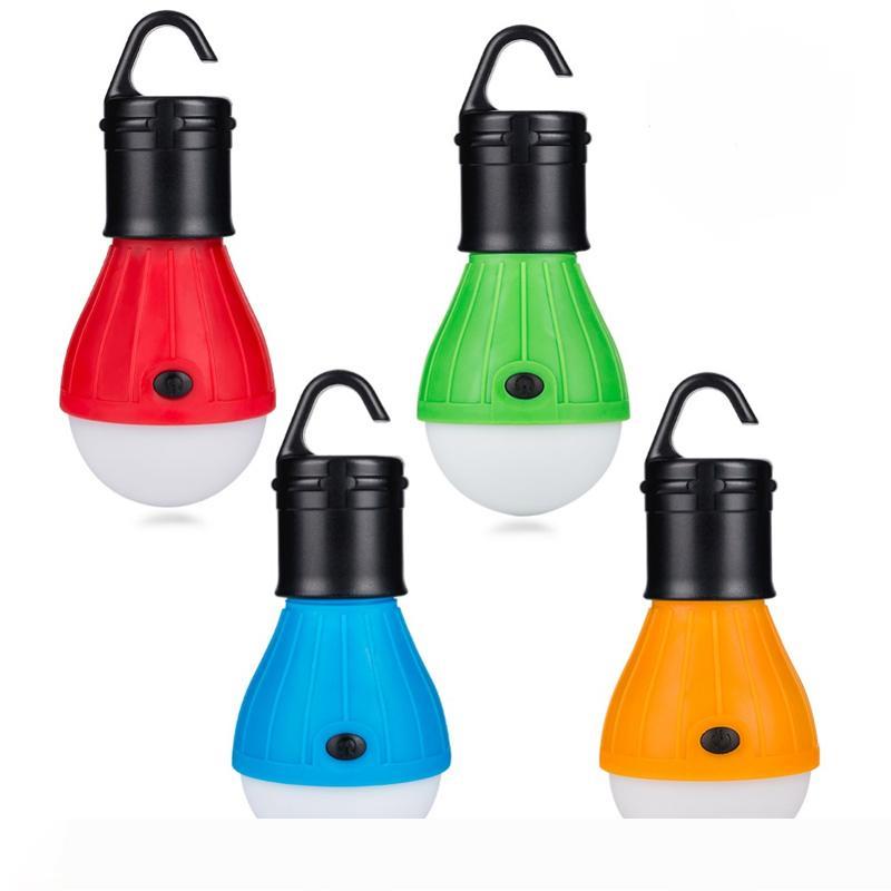BRELONG Mini Lantern Portable Tent Light LED Emergency Light Waterproof Hook Flashlight Camping Yellow Blue Green Red