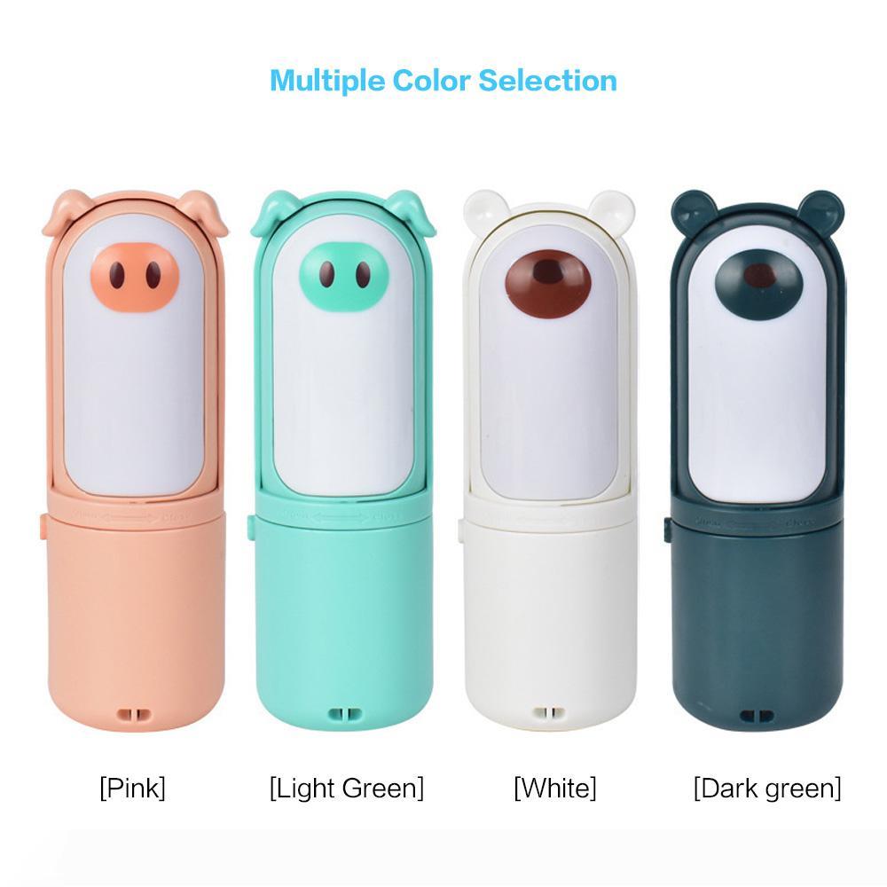 BRELONG USB portable mini dual-use fan night light child toy lighting bear toy lamp home office 1pc