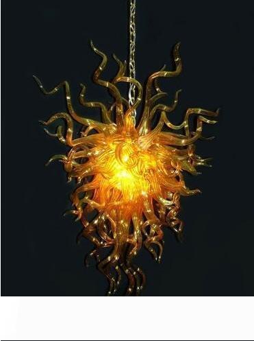 Free Shipping AC Led Bulbs 110v 240v Art Glass Lighting Flower Home Chinese Indoor Lighting Chandeliers