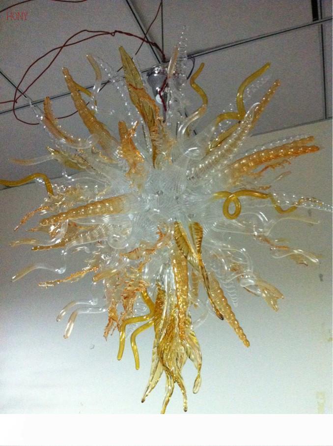 Free Shipping AC Led Bulbs 110v 240v Fashionable Murano Glass Pendant Decorative Party Lights Chandelier