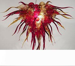 Free Shipping 110v 120v LED Bulbs Small Crystal Chandelier Lustre Light with 100% Mouth Blown Murano Glass