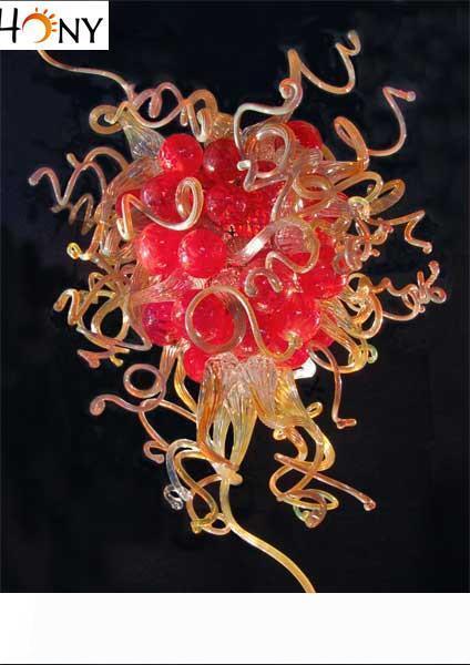 Free Shipping Factory outlet Glass Bubbles and Murano Glass Flush Mount Crystal Chandelier Lamps for Living Room