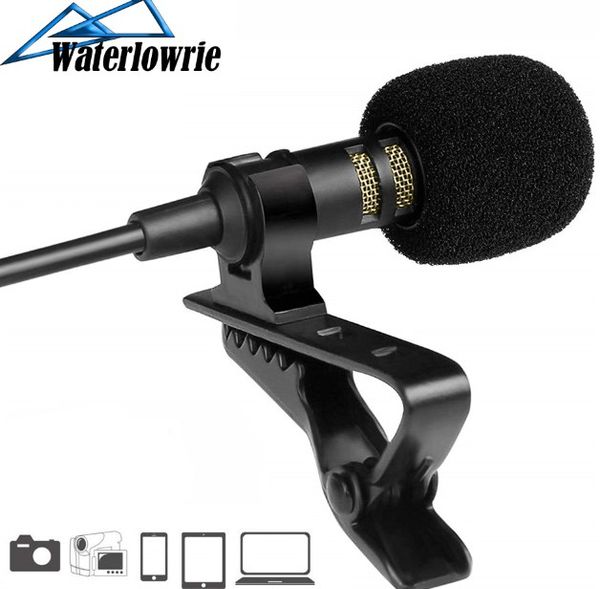 Mini USB Microphone Lapel Lavalier PC - Phone - Camera Mic Portable External Buttonhole Microphones for Laptop Computer
