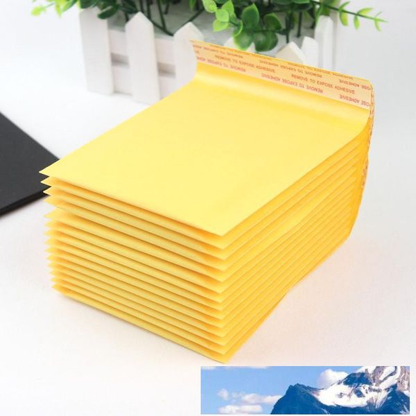 kraft PE Bubble mailing bags 11x13cm for postal transport cloths packaging pouches envelop self-seal adhesion added Envelopes Bags
