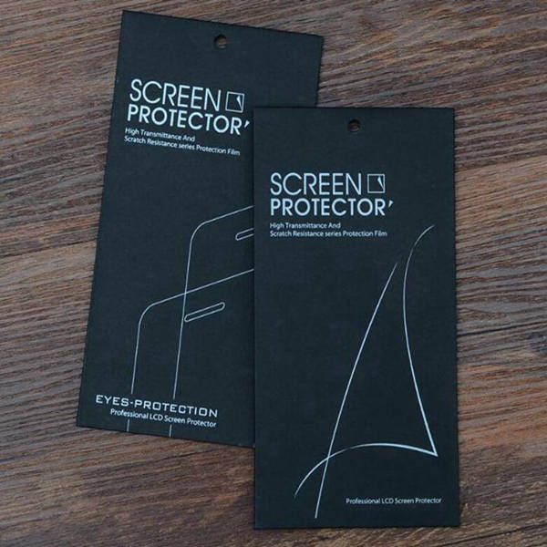 1000pcs Universal Kraft Paper Packaging Retail Box For iphone 11 pro XR XS Max 5s SE 6s 7 8 Plus Tempered Glass Screen Protector