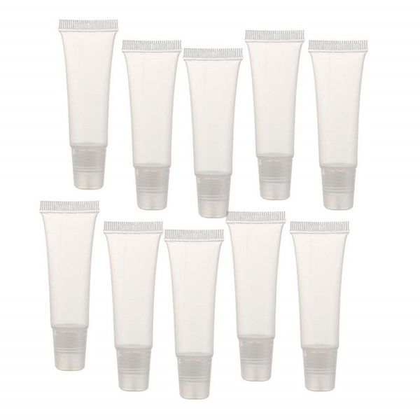 1pcs 10Ml Lip Gloss bottle Tubes Empty Lotion Refill Soft Squeeze for DIY Travel Distribution Bottle