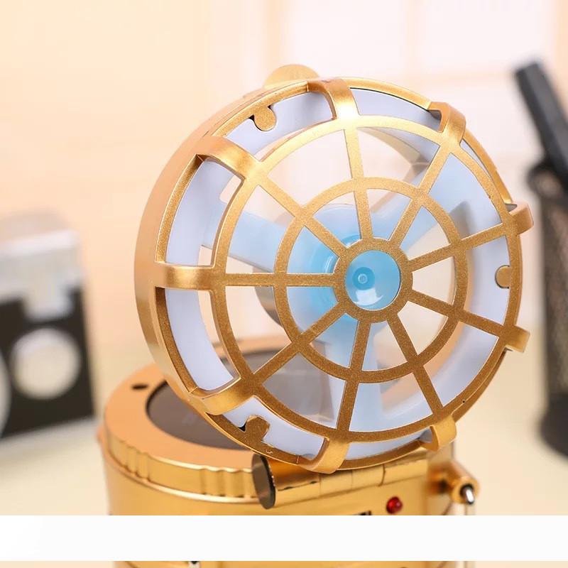 Summer LED Solar Power Outdoor Camping Lamp with Fan Hanging Portable Tent Telescopic Emergency Lamp Hand Lantern Light