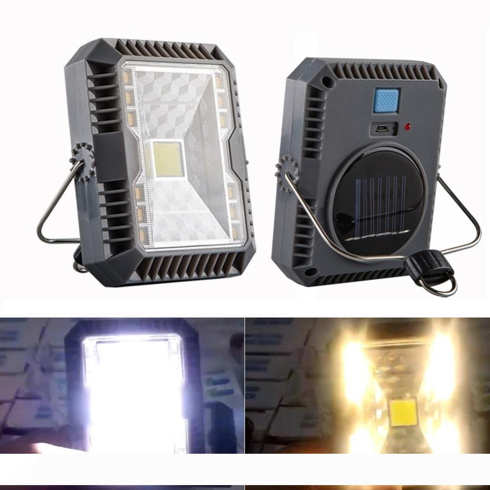 Solar Energy Charge Mini Portable LED Flashlight Camping Light 5W LED Waterproof Tent Light USB Charging Outdoor Emergency Lamp