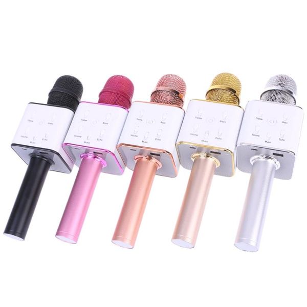 Handheld Microphone Bluetooth Wireless KTV With Speaker Mic Microfono For Smartphone Portable Karaoke Player 5 colors