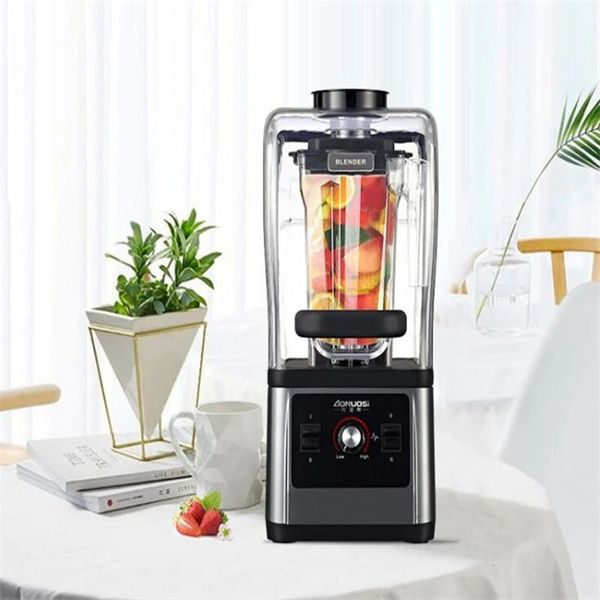 1.6L 110V-240V 1600W Blender Smoothie Maker Low Noise 3 Gear Speeds Food Mixers Ice Crusher Juicer for Commercial Home