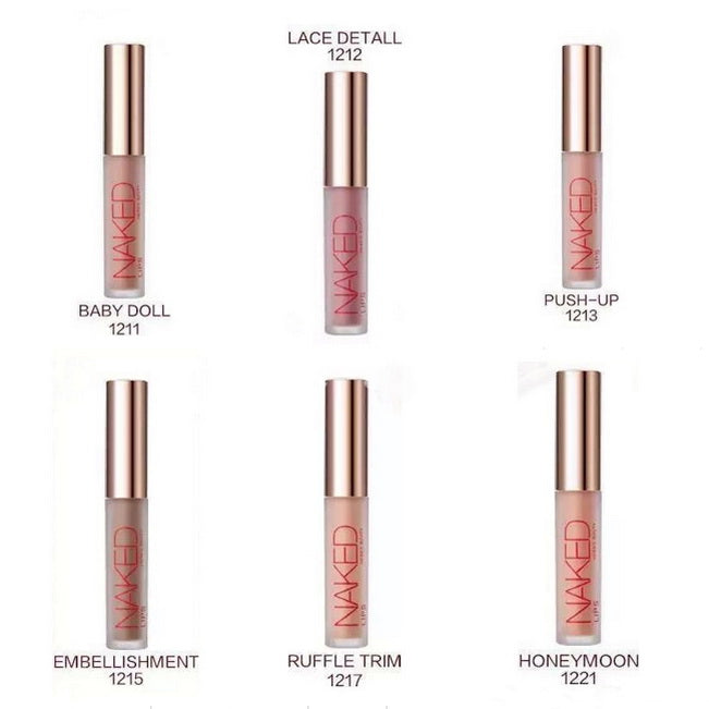 Heres B2uty Liquid Matte Lipstick Naked Lips Long Lasting Velvet 6 Different Color Makeup Matte Lipgloss