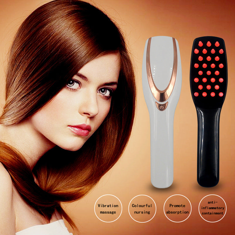 Massage comb Home rechargeable healthy scalp shock color light care oil control personal portable