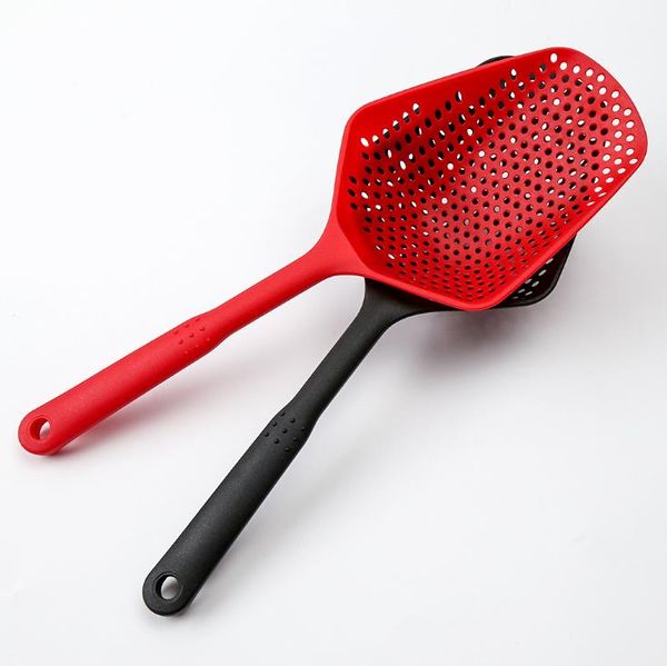 Plastic Shovels Vegetable Strainer Scoop Nylon Spoon Large Colander Soup Filter Pasta Heat Resistant Strainers Kitchen Tools SN5267