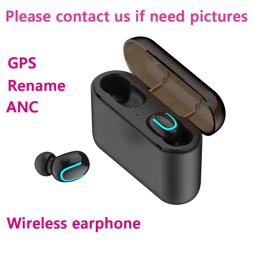 Tws Bluetooth Wireless Earphones Headphone Rename GPS Wirless Charging Generation In-Ear Detection Sport Earbuds Headset