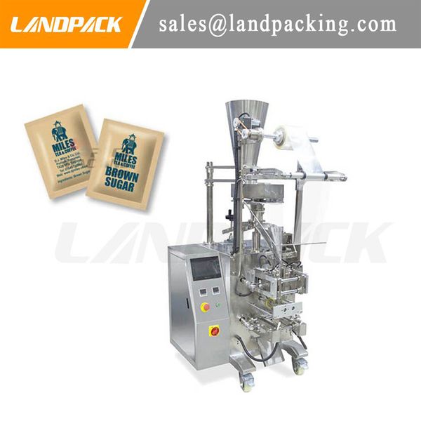 Landpack Industrial Equipment Automatic Sugar-Salt 4 Side Sealing Sachet Packaging Machine