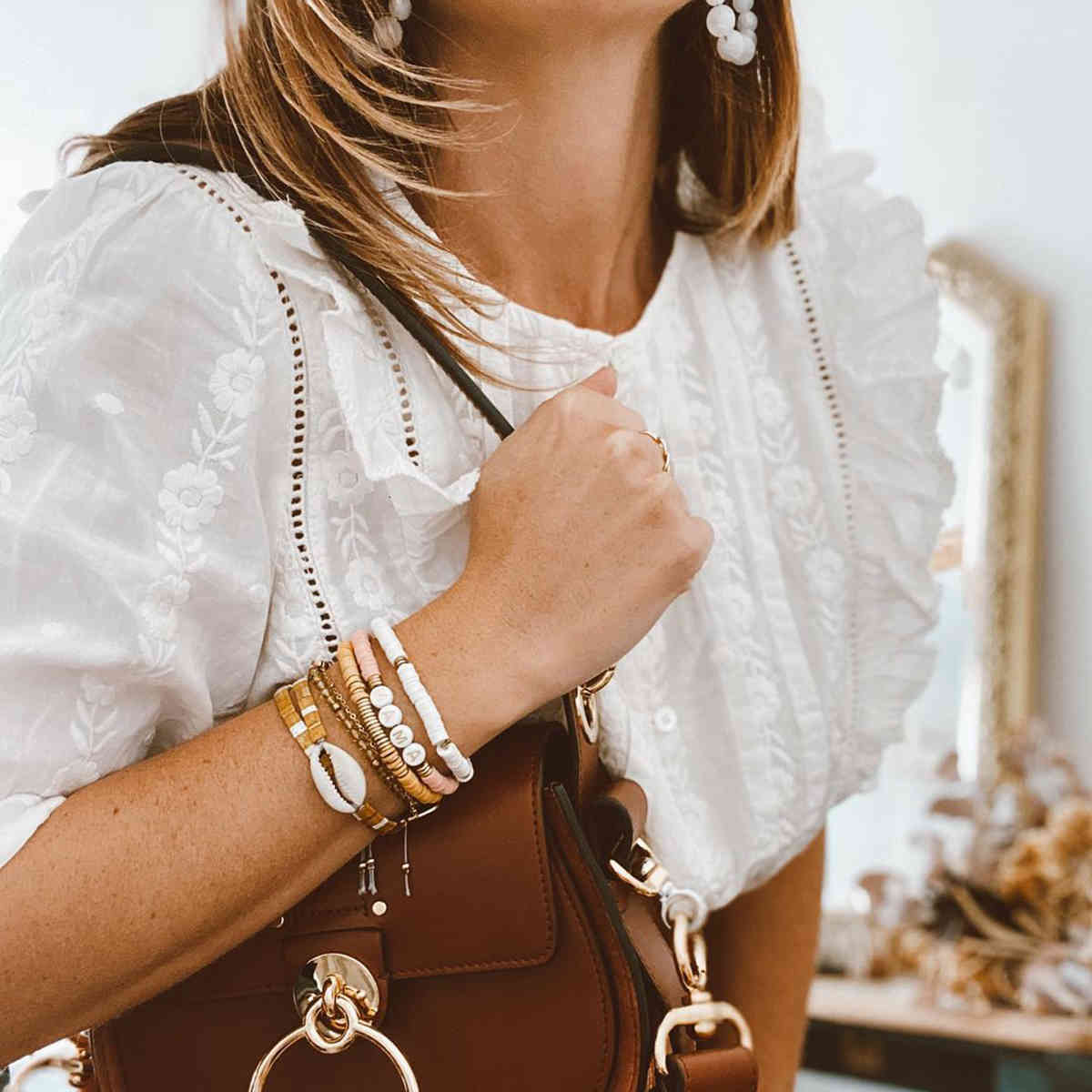 blouses Paola Embroidery Blouse Women Short Sleeve O neck Button Up Casual Chic Ruffles Shirts Summer Elegant White Tunic Tops