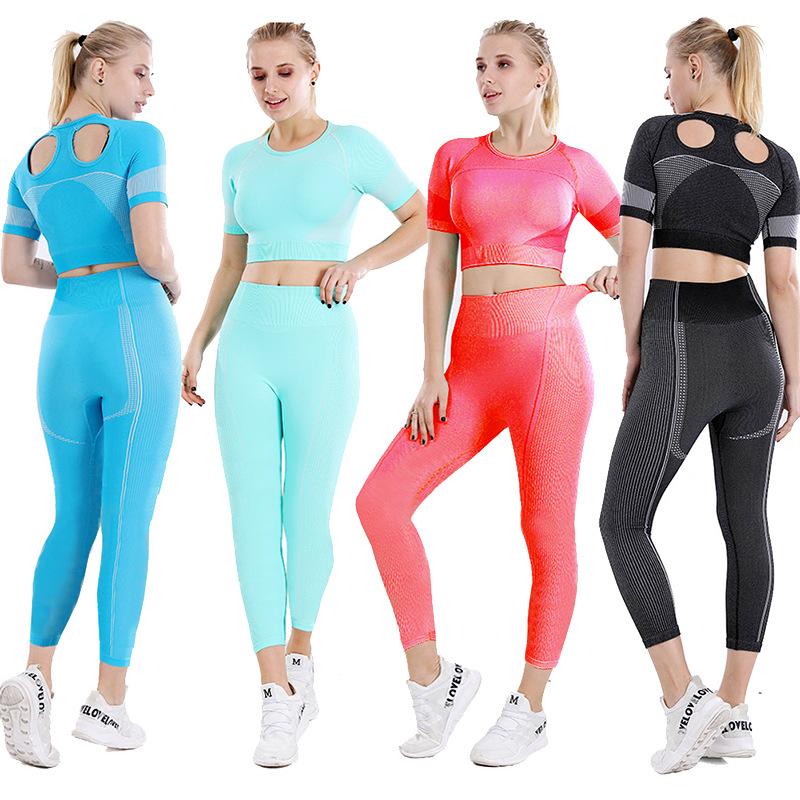 Women&#039;s Sui Woman Tracksuits Suit For Fitness Yoga Set Leggings The 2021 Clothing Ropa Deportiva Mujer Outfit