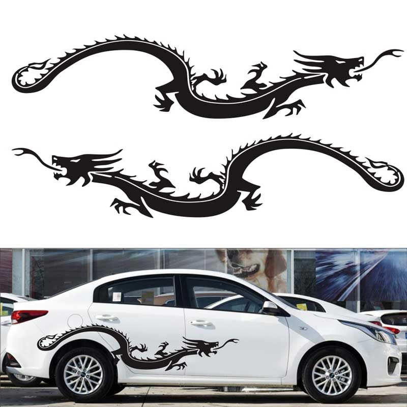 Car Body Vinyl Sticker Flame Large Graphics Decal DIY Decoration