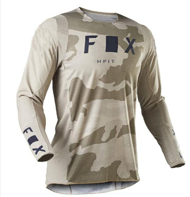 Motorcycle downhill jersey mountain bike riding long-sleeved polyester quick-drying customizable summer men and women