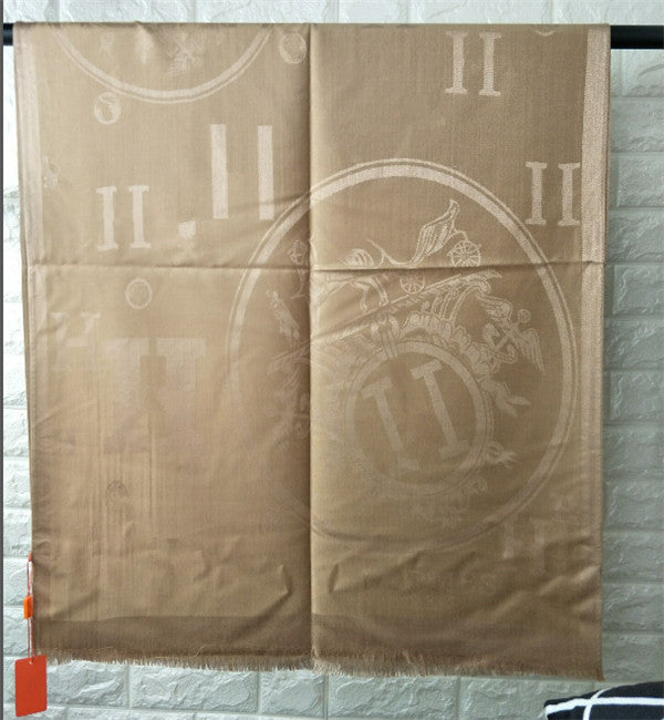 Fashionable and elegant vintage silk wool 180*70cm high quality women&#039;s seasonal scarves and shawls can be wholesale