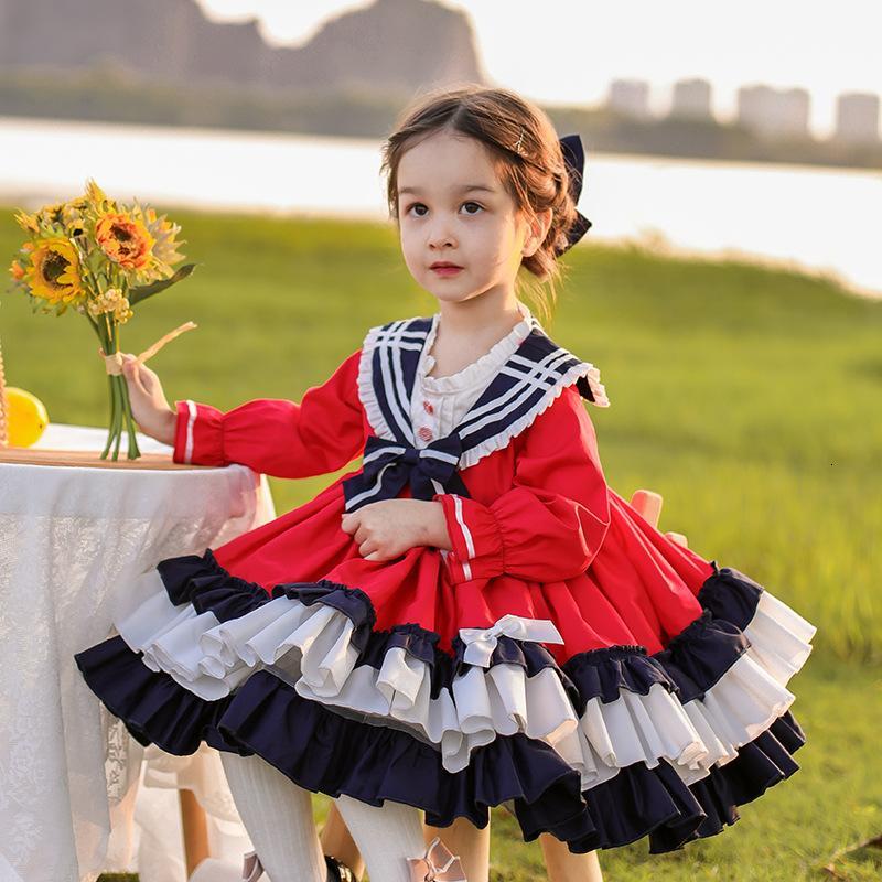 Girls&#039; dresses Spanish Girls Princess es for Baby Children Birthday New Year Party Lolita Ball Gown infant Boutique Clothing